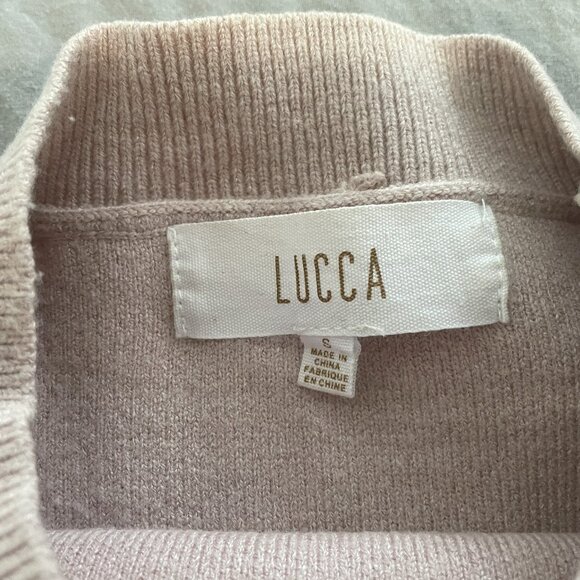 Womens Lucca Couture Crop Sweater - Picture 4 of 5